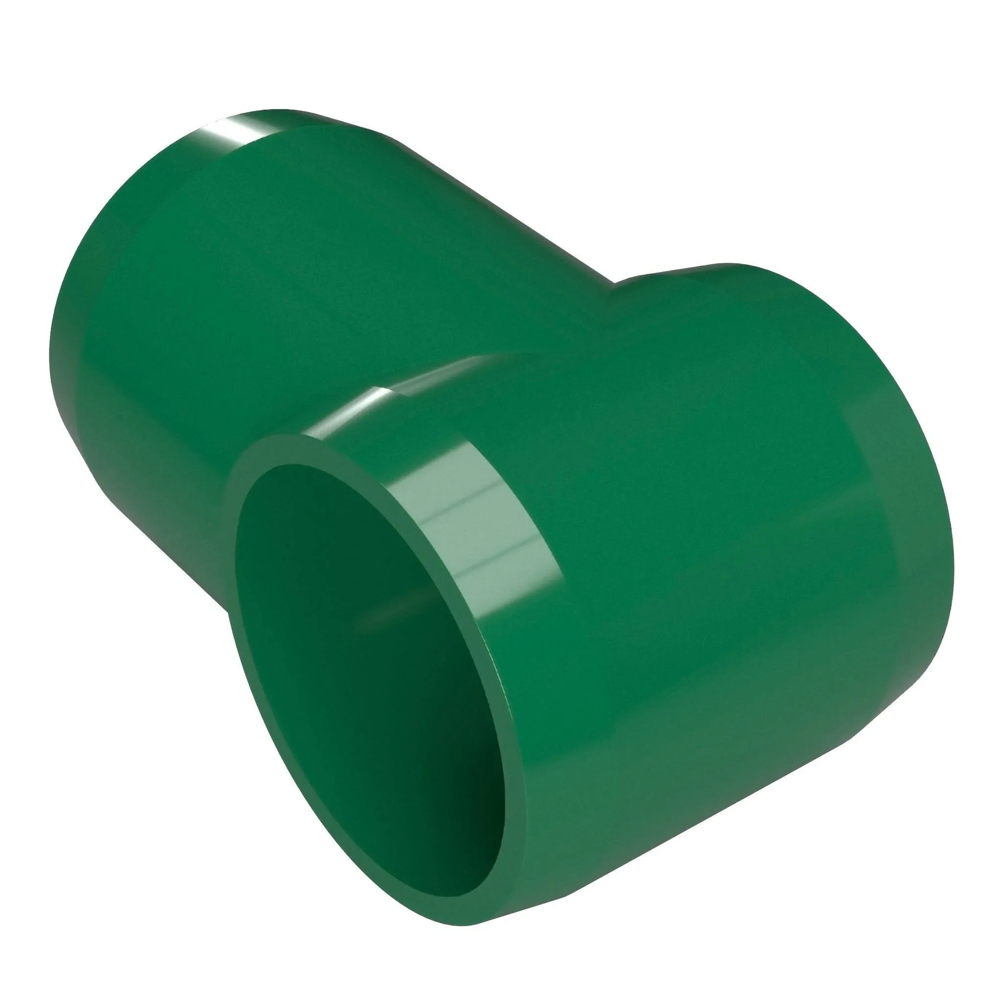 1-1/2 in. Slip Sling PVC Tee, Furniture Grade - Green