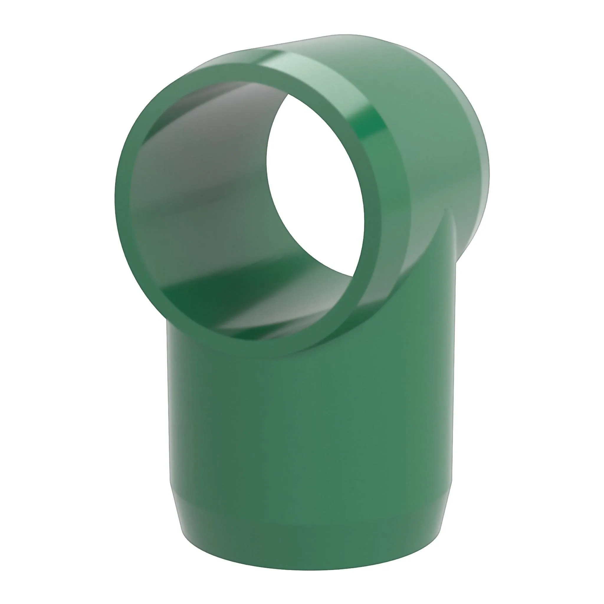 1-1/2 in. Slip Sling PVC Tee, Furniture Grade - Green