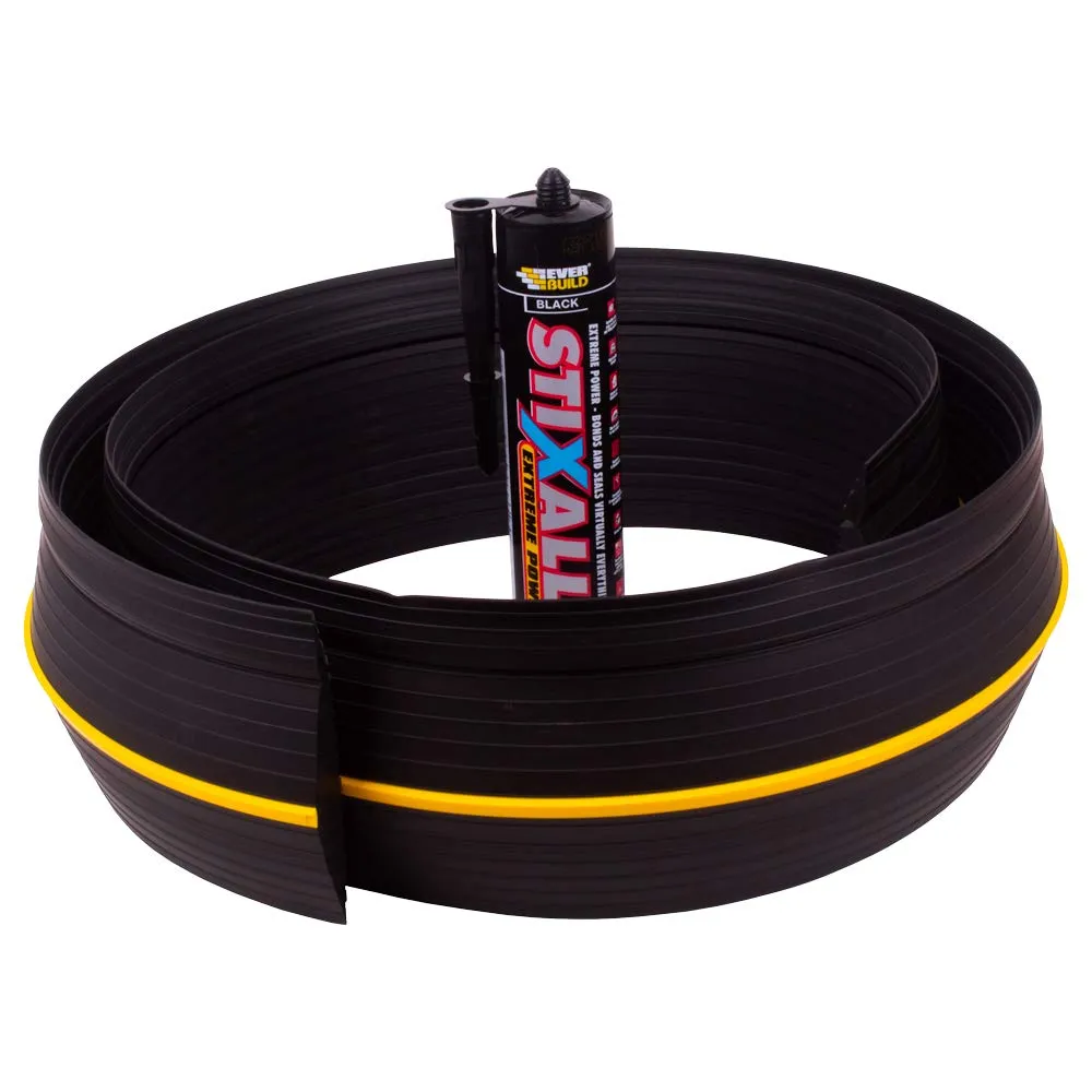 10'6"/3.2m Weather Defender® XL | Ultimate Garage Door Threshold Seal Kit with Adhesive & Garage Door Bottom Weather Stripping