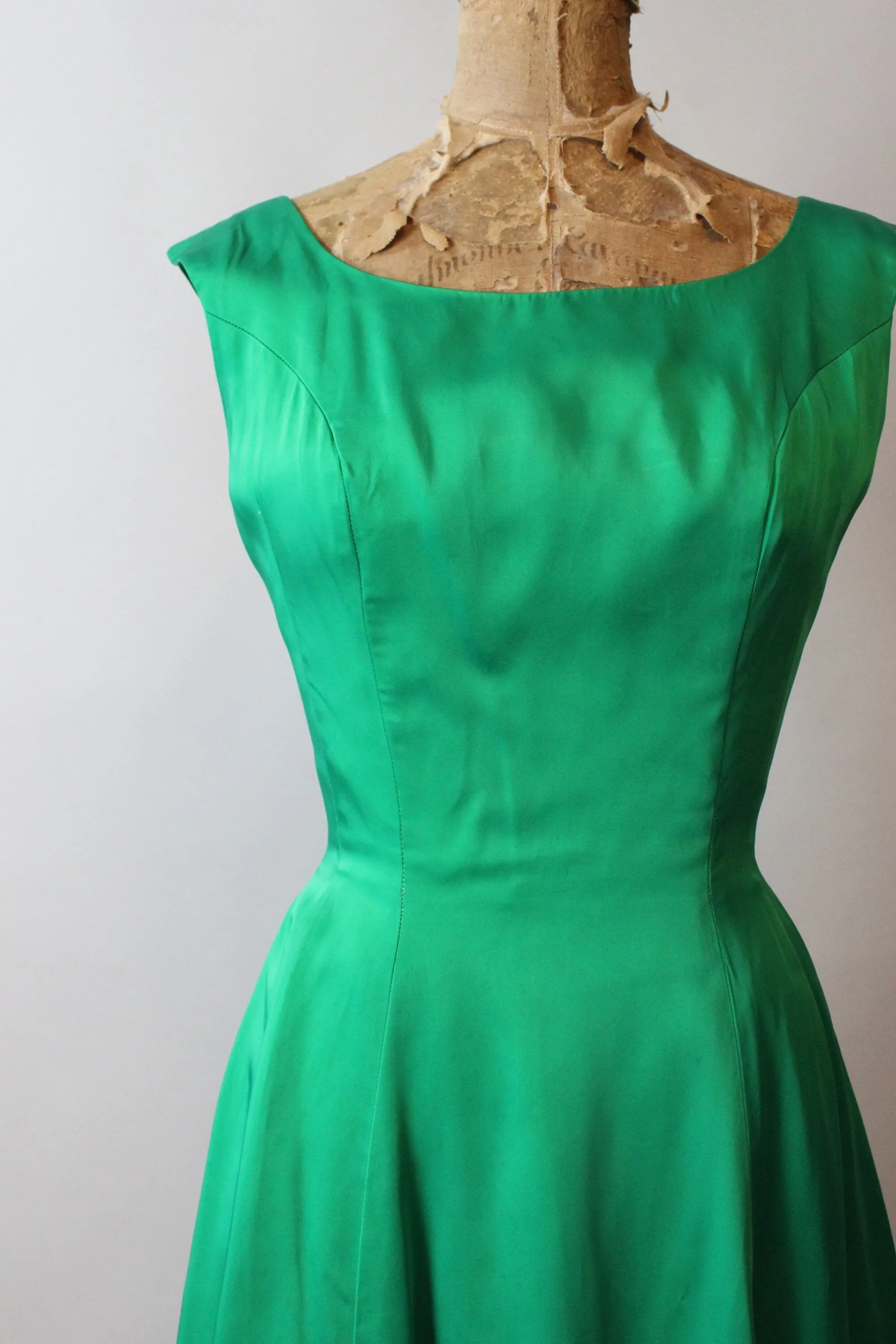 1950s DeZanne New York SATIN bubble dress xs | new fall