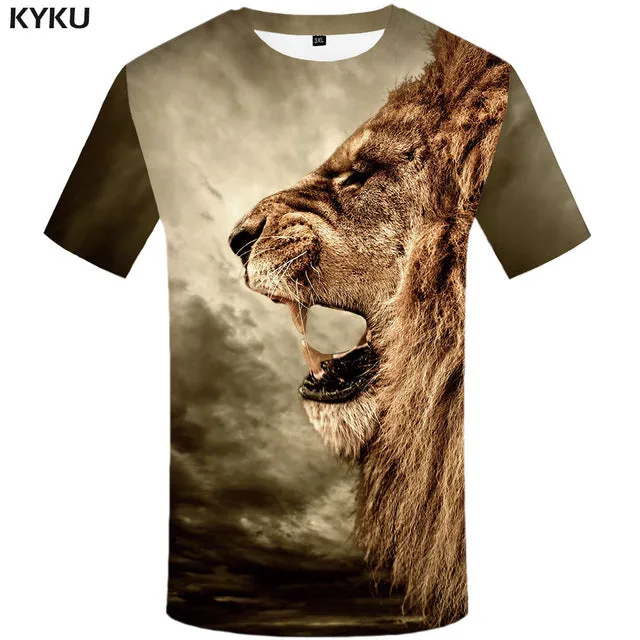 3d Lion T-shirt