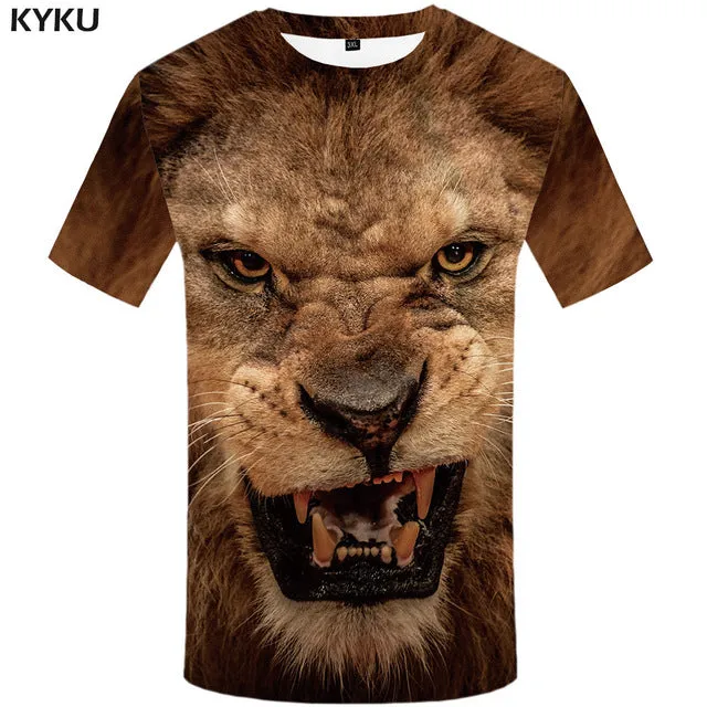 3d Lion T-shirt