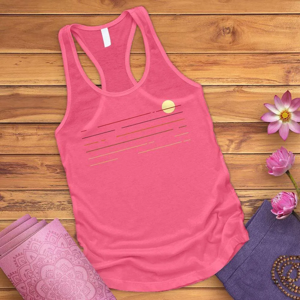 90's Sunset Tank Top