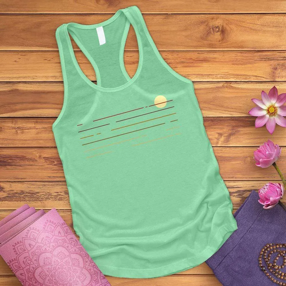 90's Sunset Tank Top