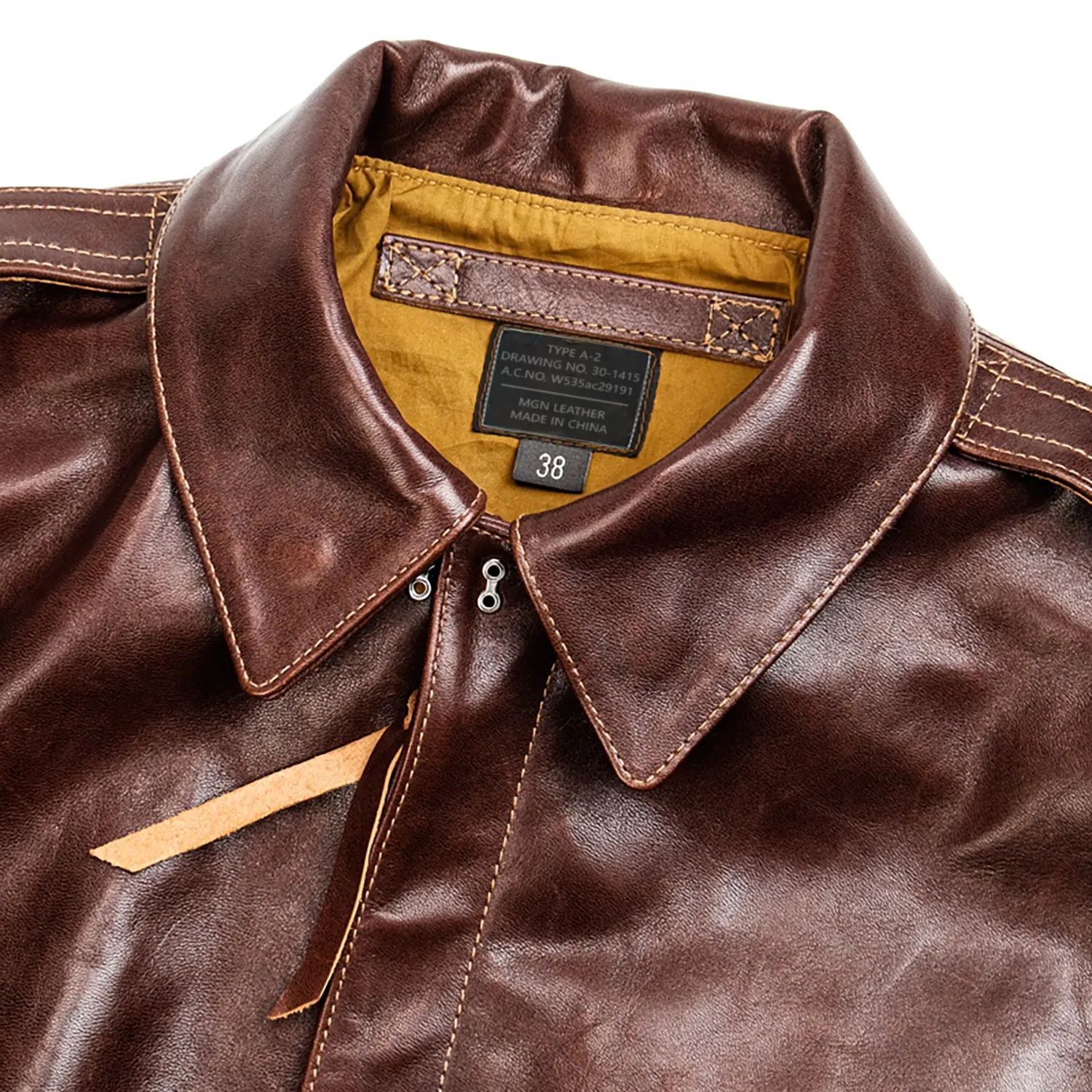 A-2 Flight Jacket Seal Brown