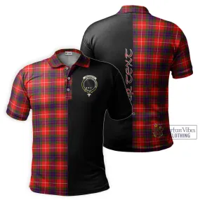 Abernethy Tartan Polo Shirt with Family Crest and Half Of Me Style