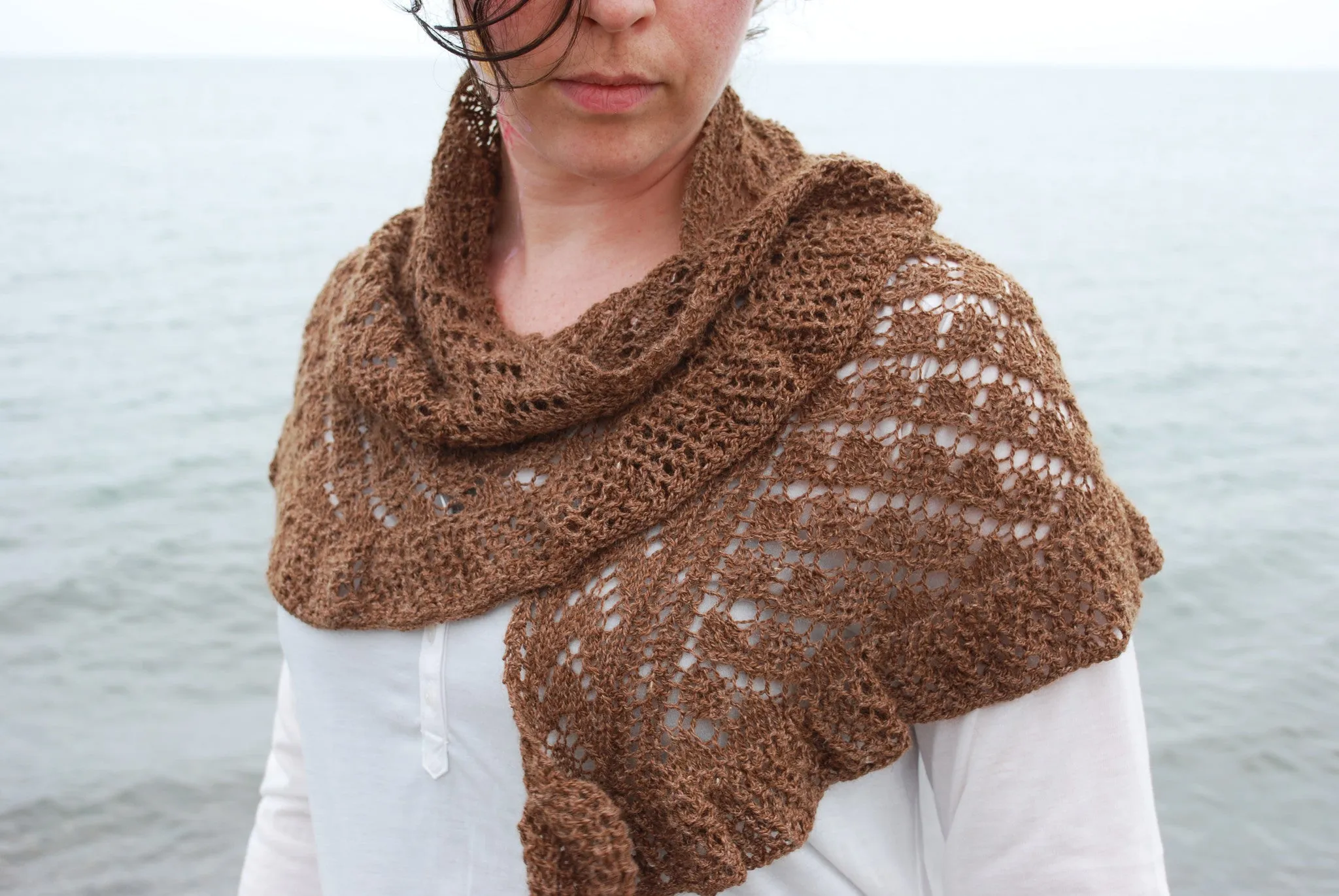 Aerie Shawlette Pattern (PDF) by Phibersmith Designs