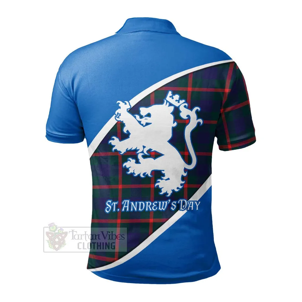 Agnew Family Crest Tartan Polo Shirt Celebrate Saint Andrew's Day in Style