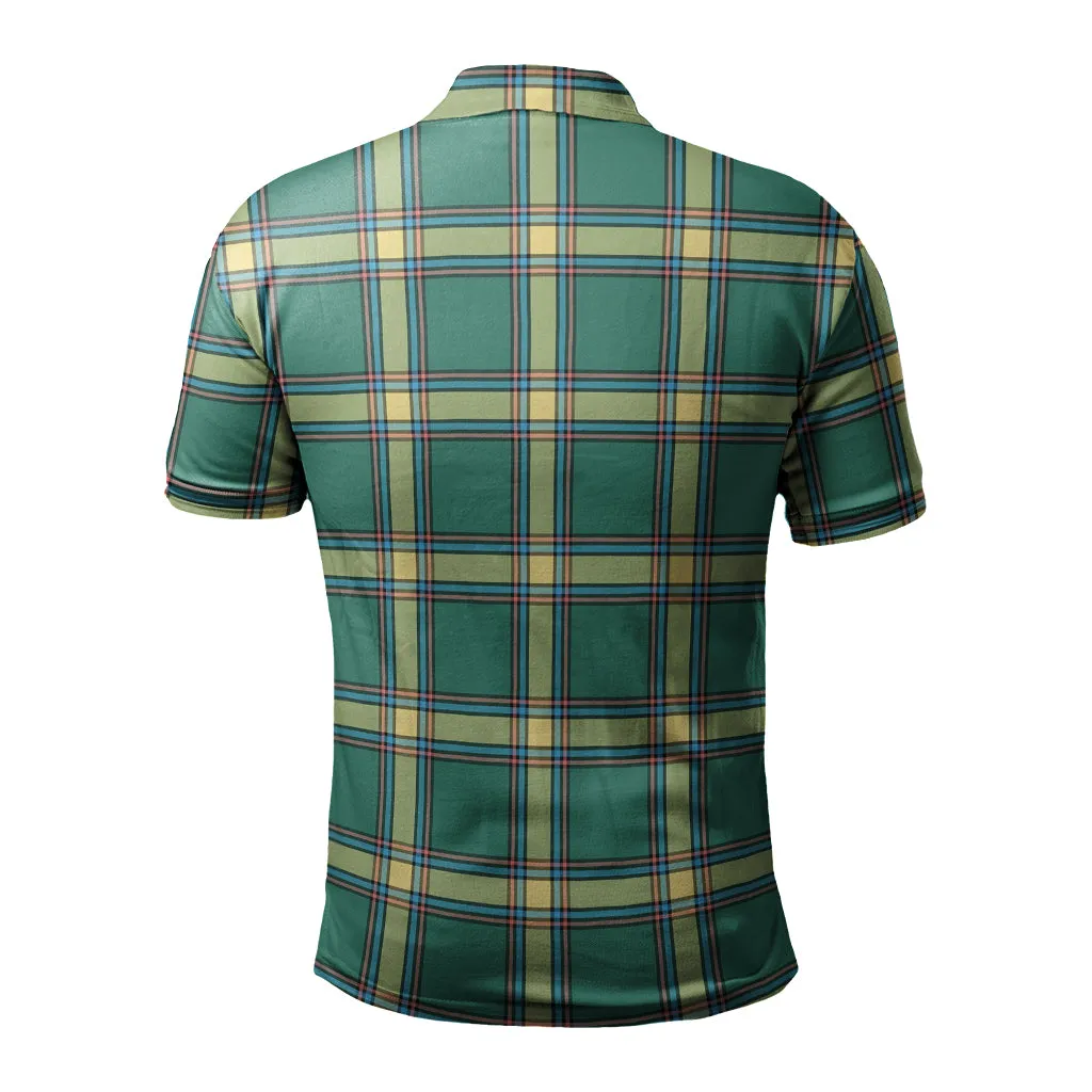 Alberta Province Canada Tartan Mens Polo Shirt