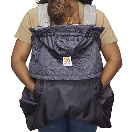 All Weather Resistant Baby Carrier Cover - Charcoal