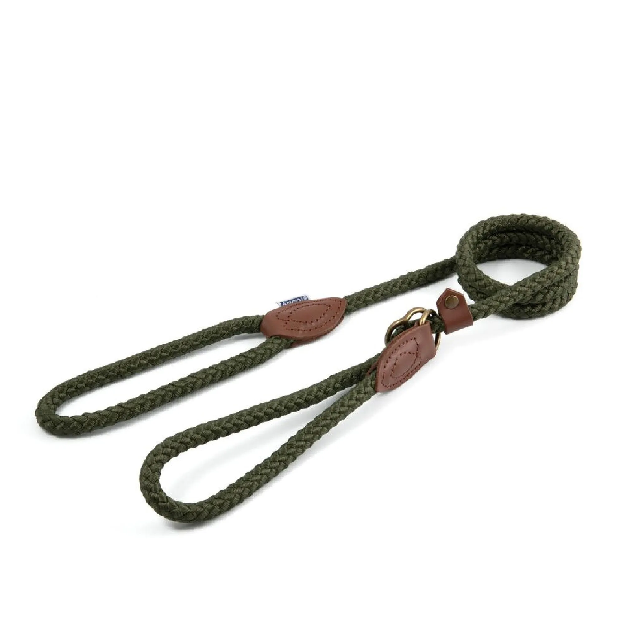 Ancol Heritage Rope Slip Lead With Halter 1.5m