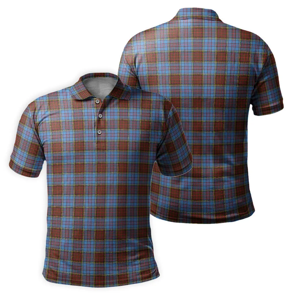 Anderson Modern Tartan Mens Polo Shirt