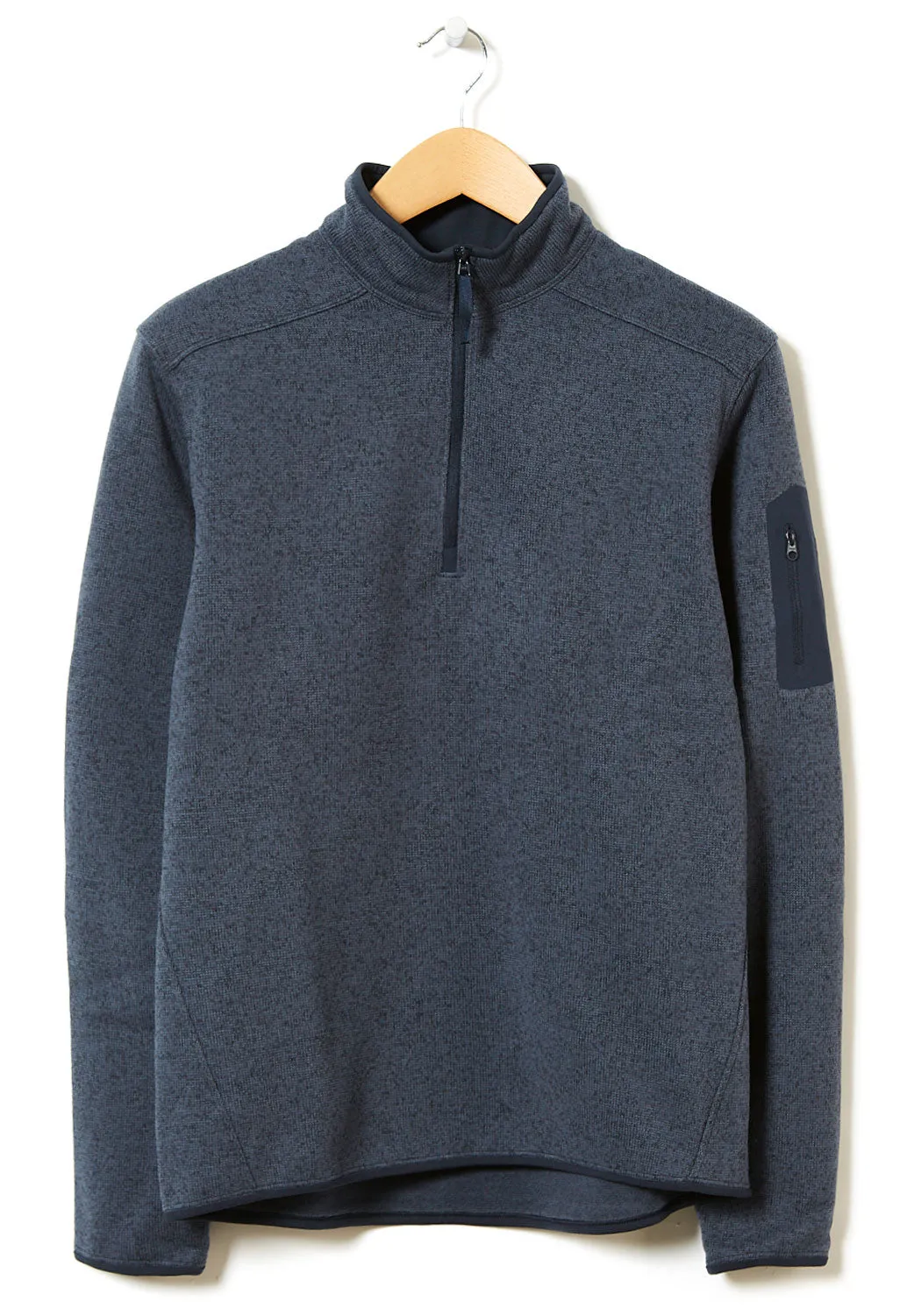 Arc'teryx Covert Men's 1/2 Zip Fleece - Exosphere Heather