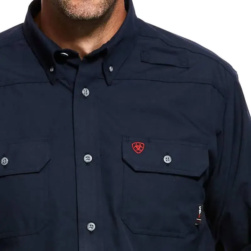 ARIAT - FR Featherlight Work Shirt, Navy