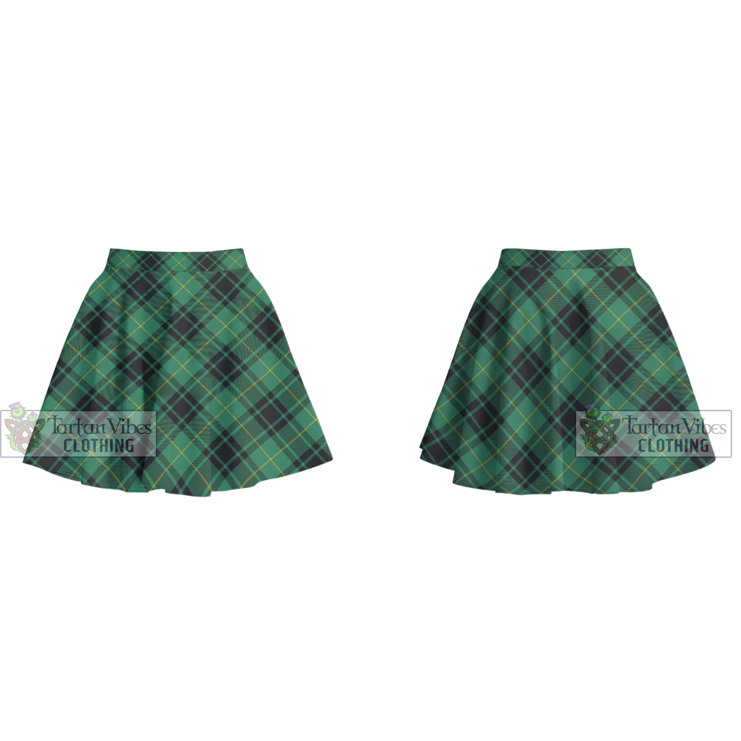 Arthur Ancient Tartan Women's Plated Mini Skirt