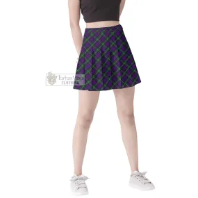 Baillie Highland Society Tartan Women's Plated Mini Skirt