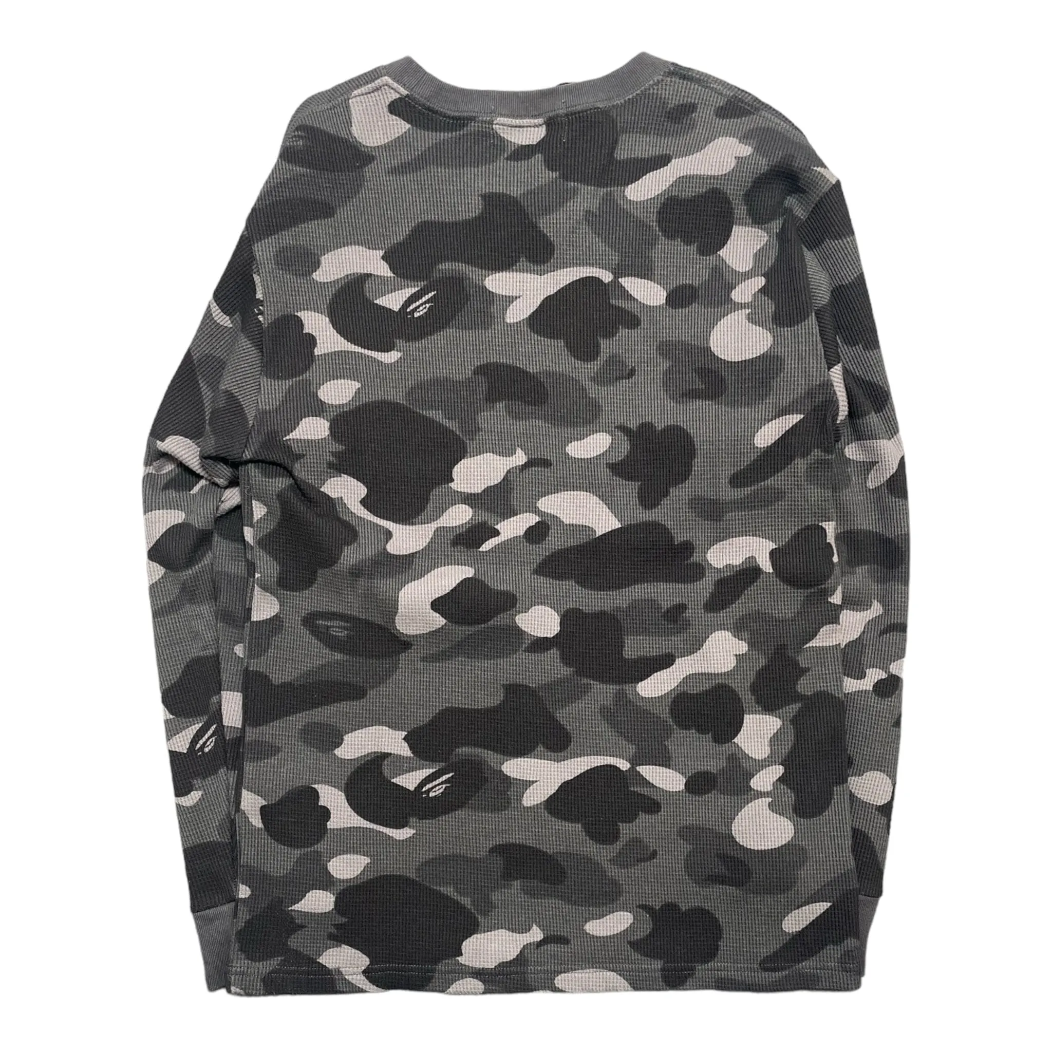 BAPE Color Camo Thermal Long Sleeve Tee Shirt (SS23) Grey