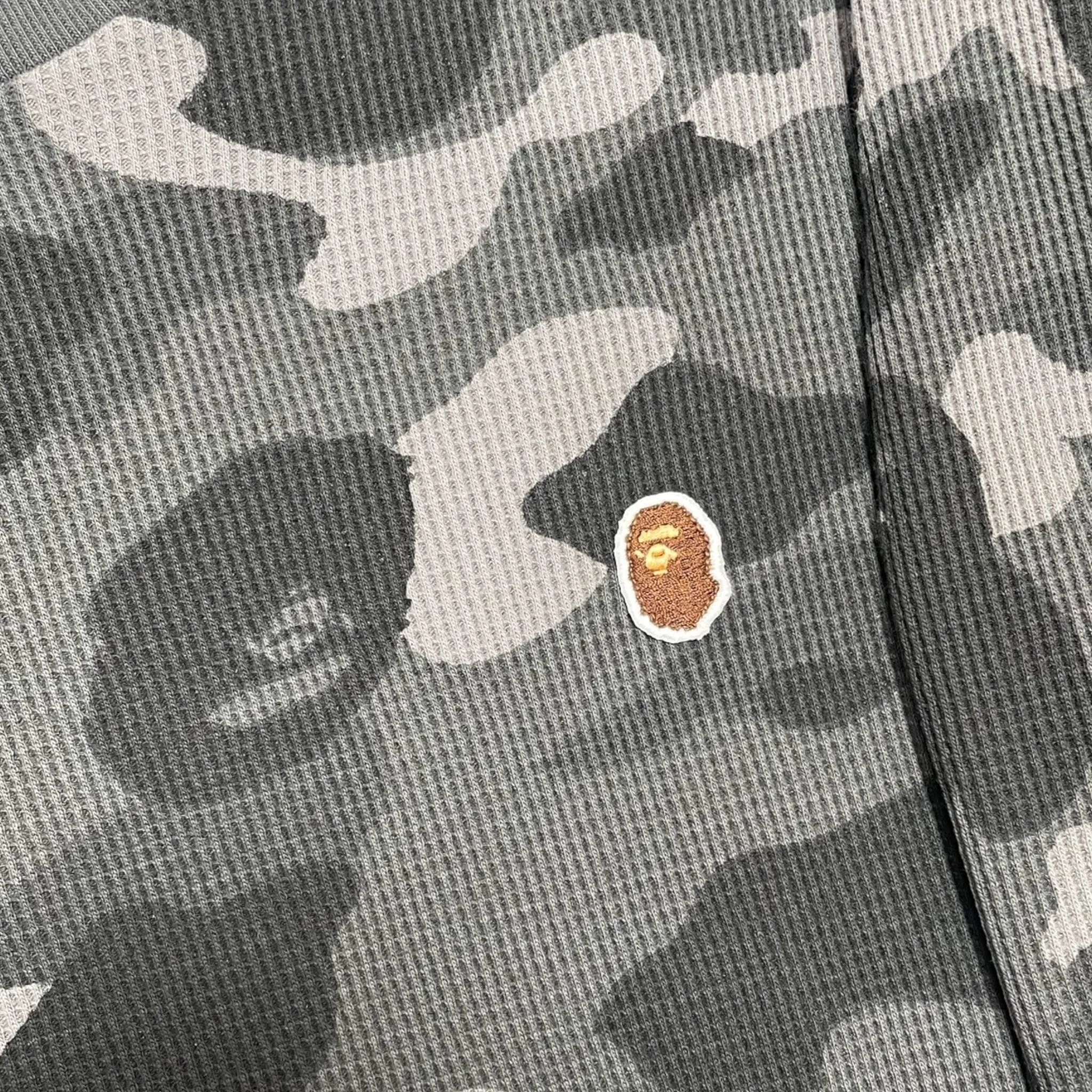 BAPE Color Camo Thermal Long Sleeve Tee Shirt (SS23) Grey