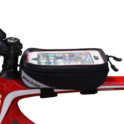 Bikase Bag,Beetle 6,Black Stem/Top Tube Bag Beetle 6 Bikase Cellphone