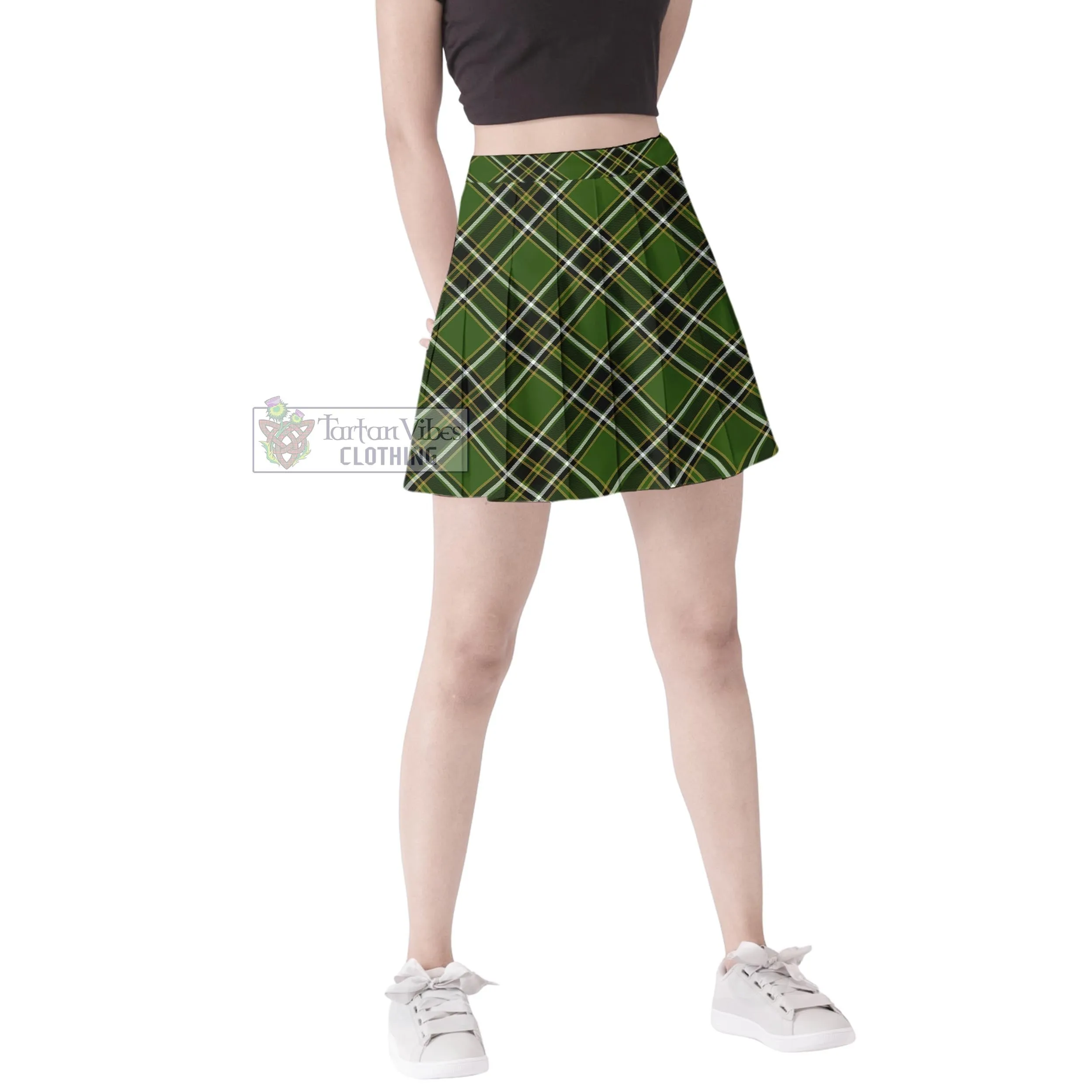 Birmingham Tartan Women's Plated Mini Skirt