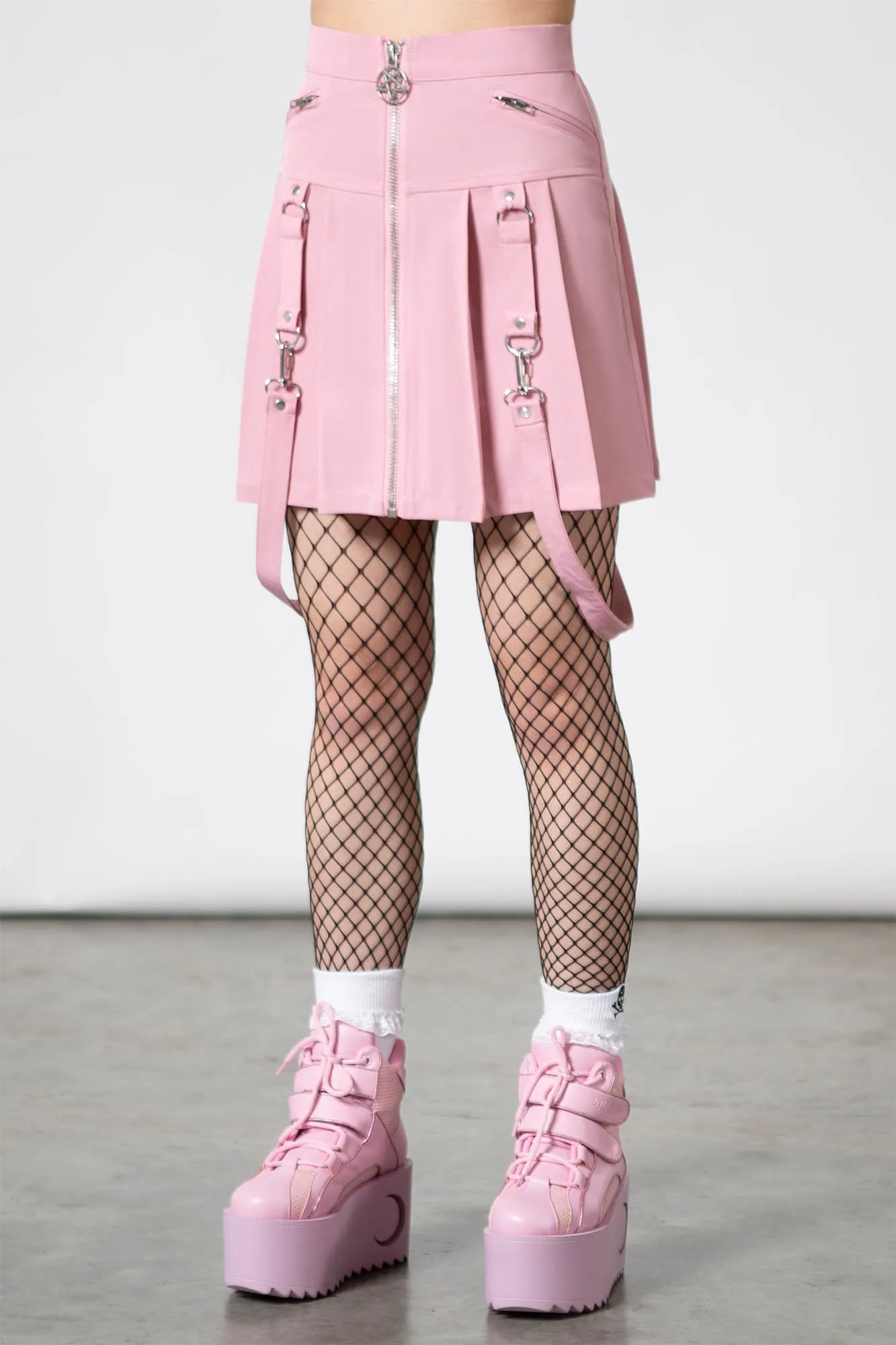 Blaire B*tch Mini Skirt [PASTEL PINK]