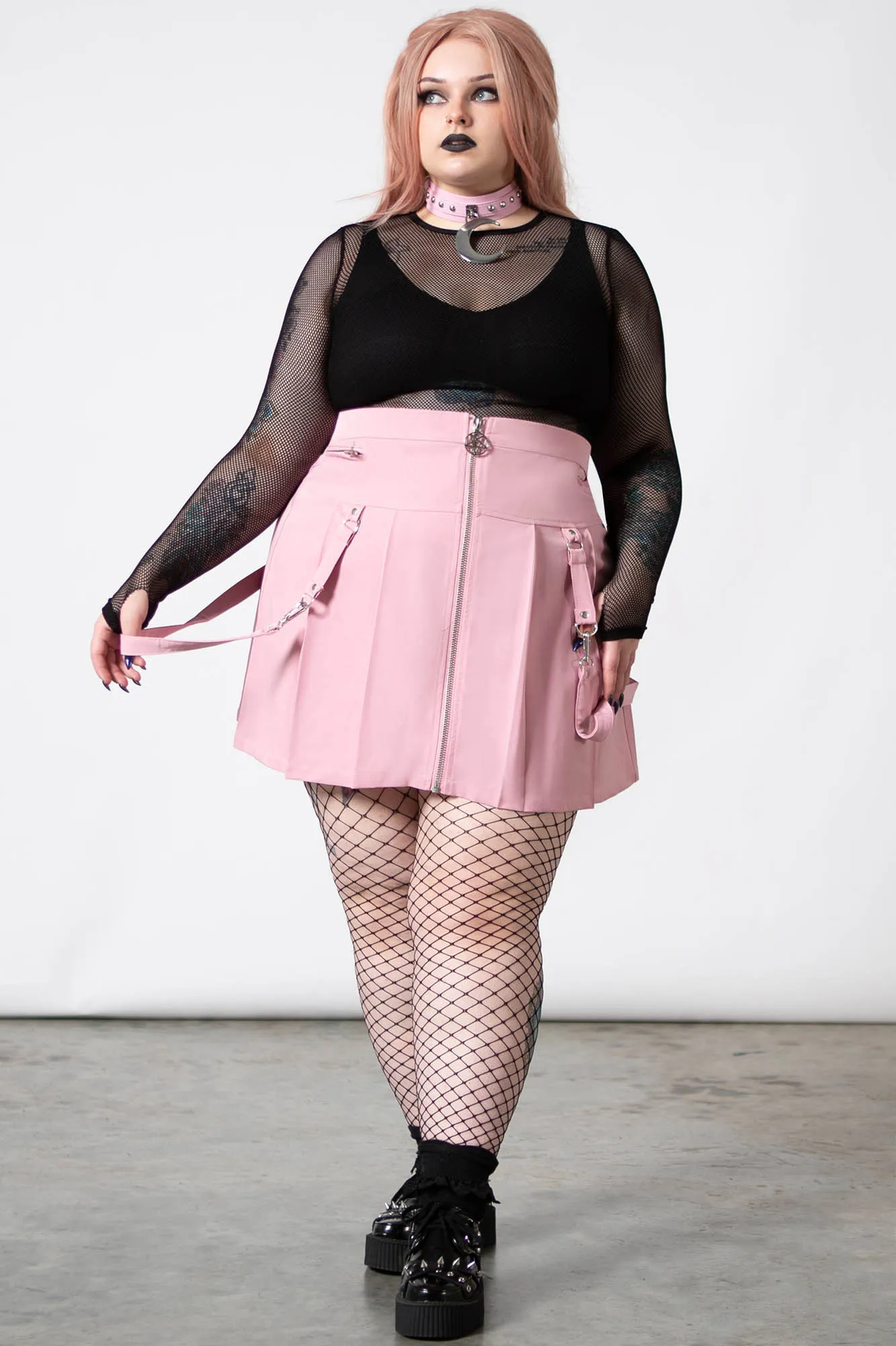 Blaire B*tch Mini Skirt [PASTEL PINK]