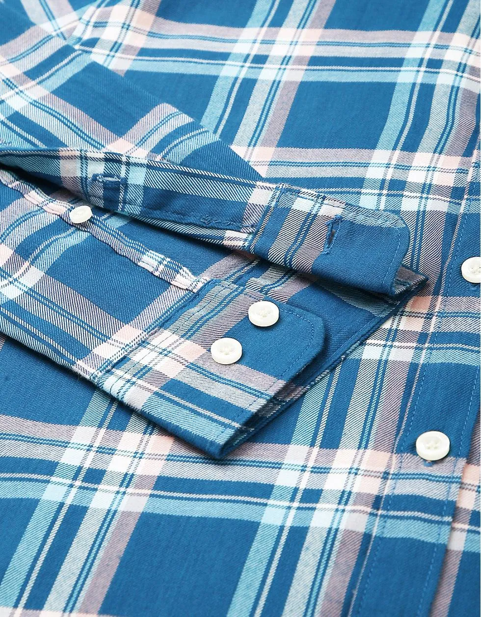 Blue Checks Printed Shirt