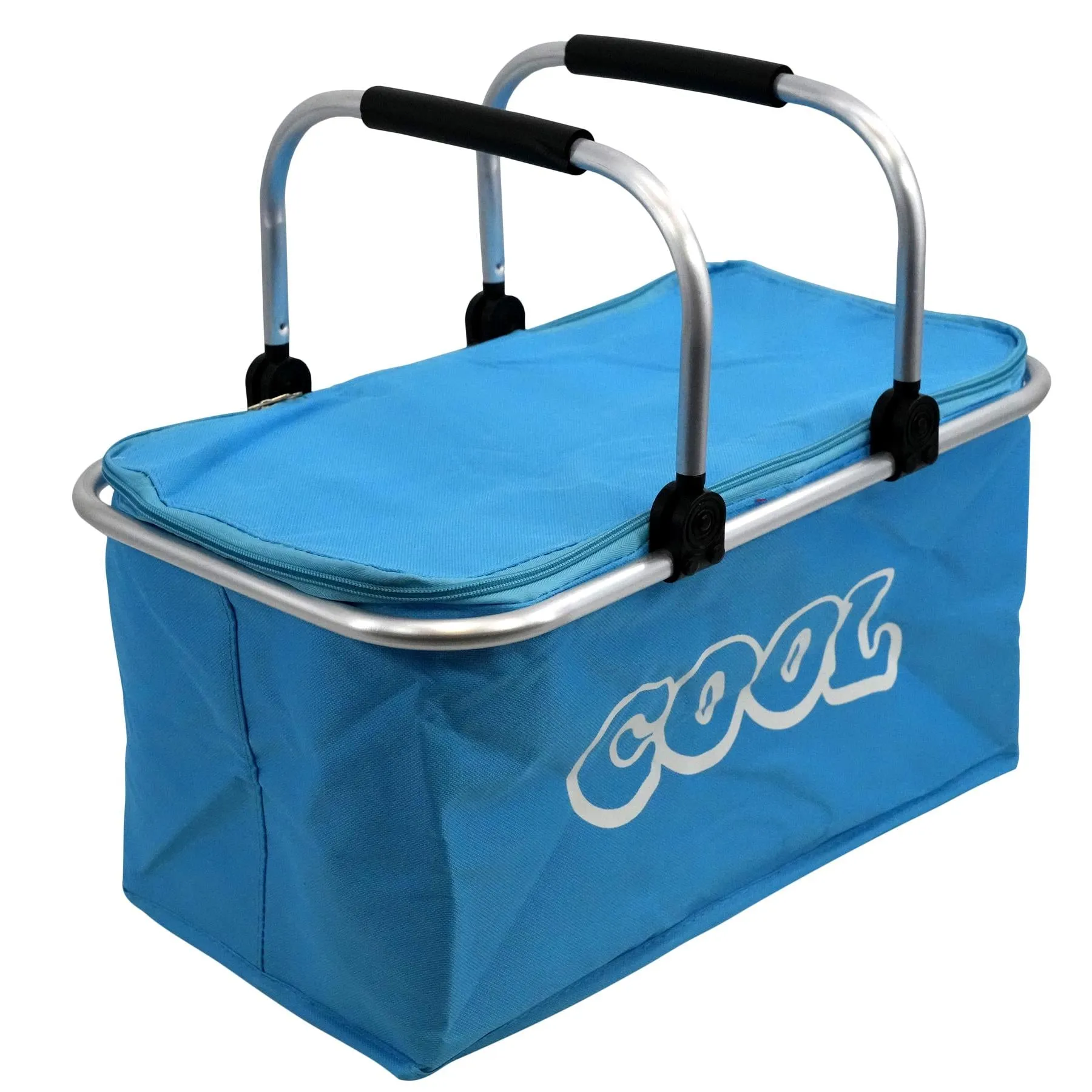 Blue Cooler Basket Bag