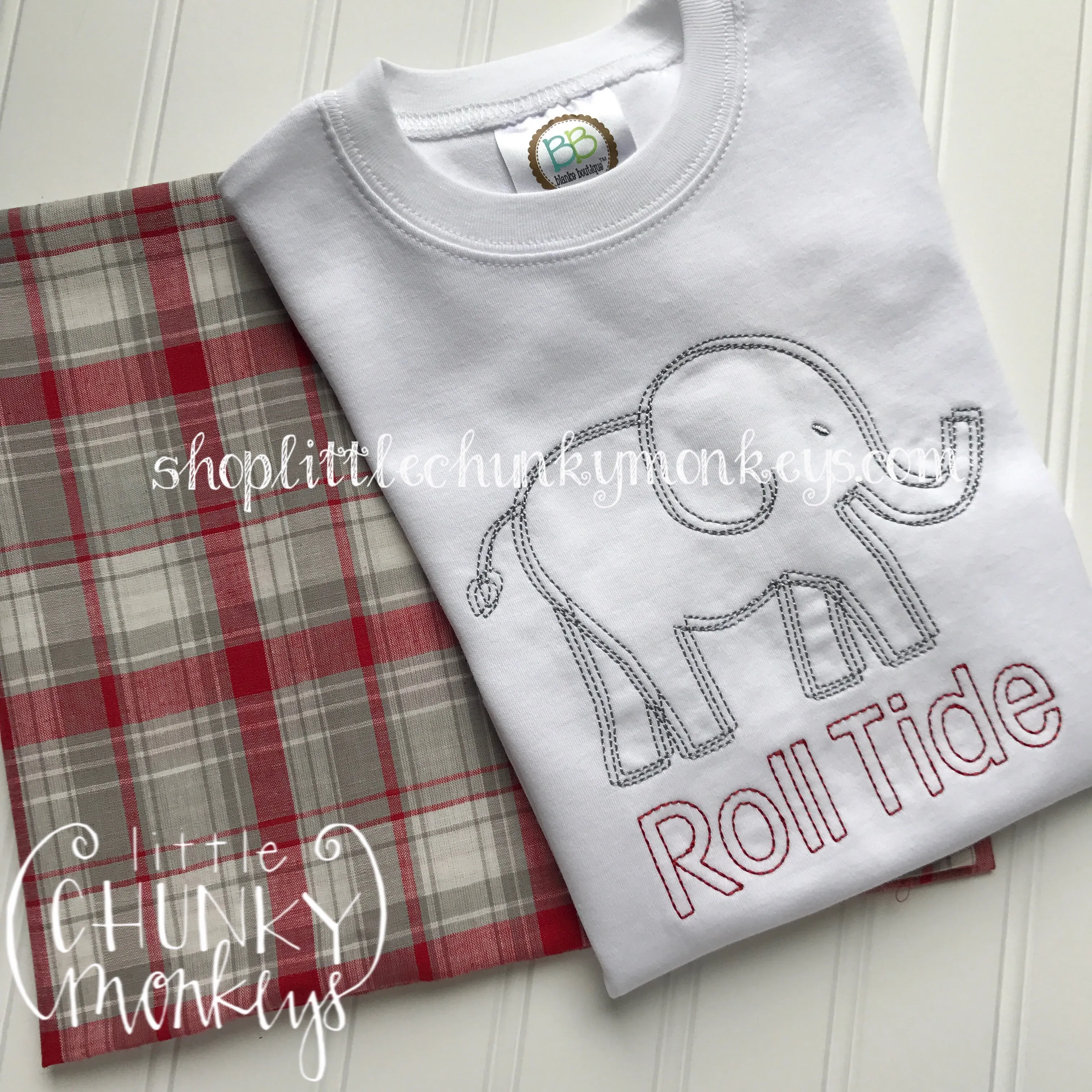 Boy Shirt - Stitch Elephant Shirt