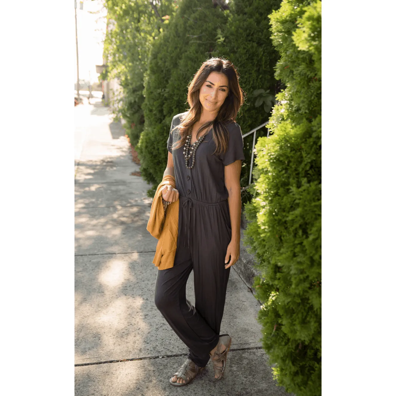 Button Jumpsuit