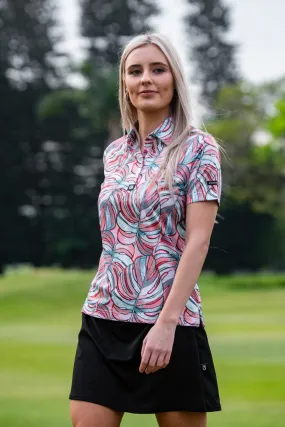 CA Ladies Funky Golf Shirt | Monster Leaf