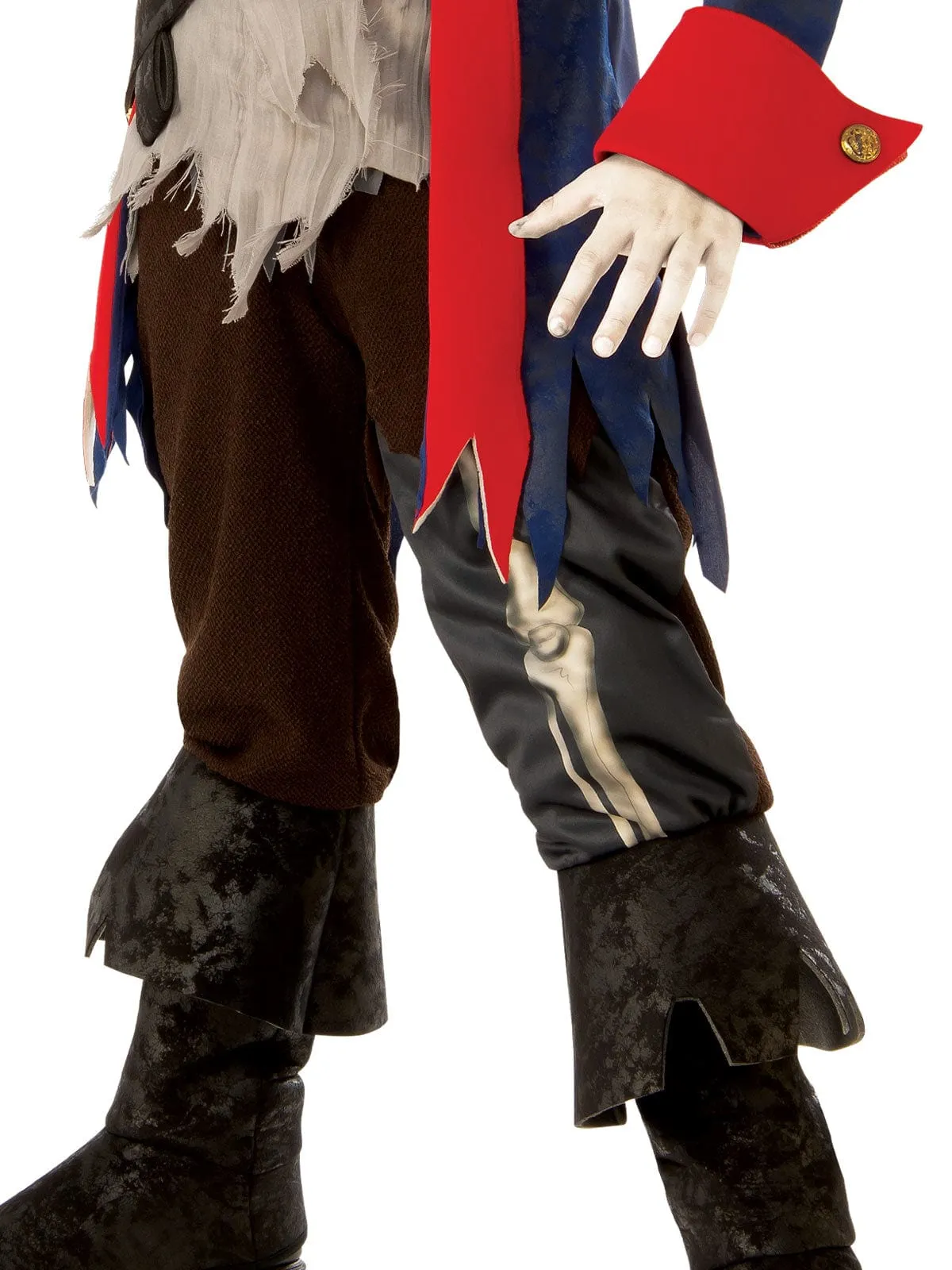 Captain Bones Pirate Boy's Costume