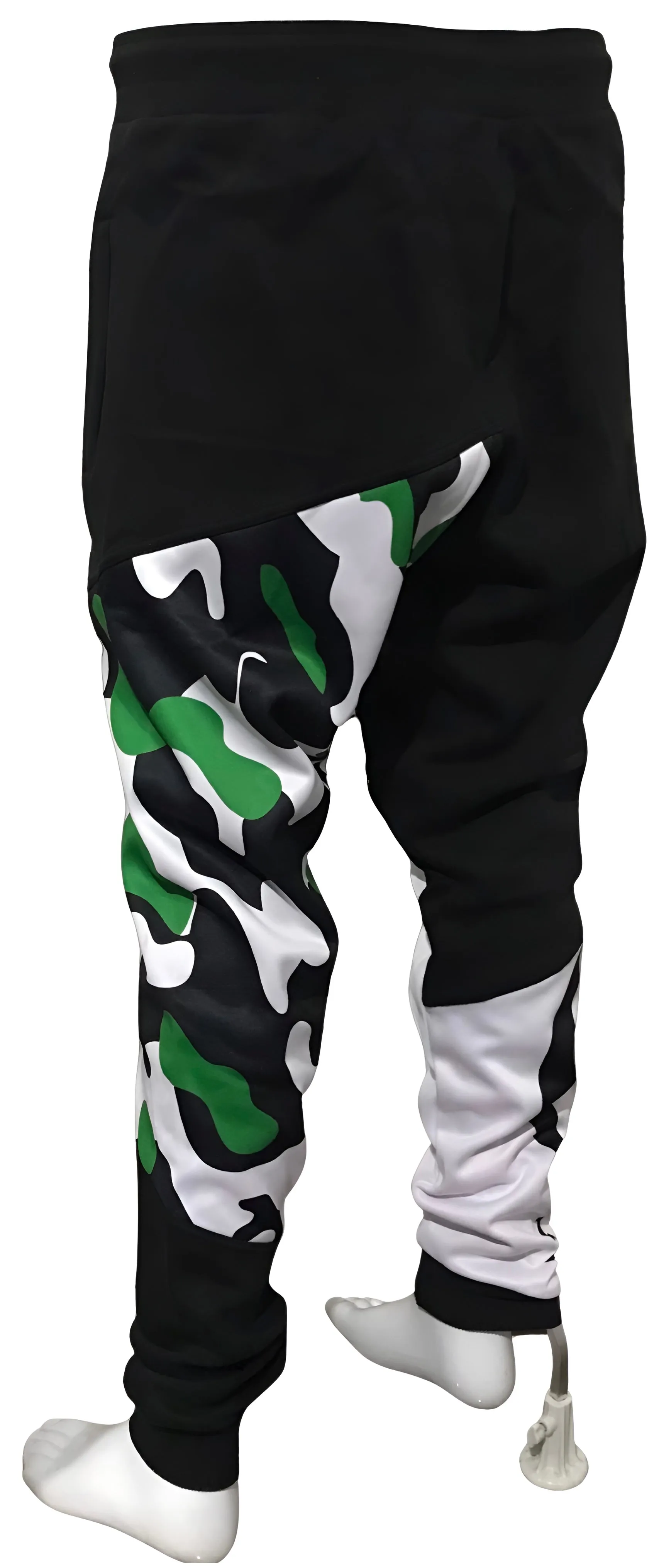 ^CHAMPION CHIEF^ LUXURY (GREEN CAMOUFLAGE) JOGGER SWEATPANTS (CUT & SEW)