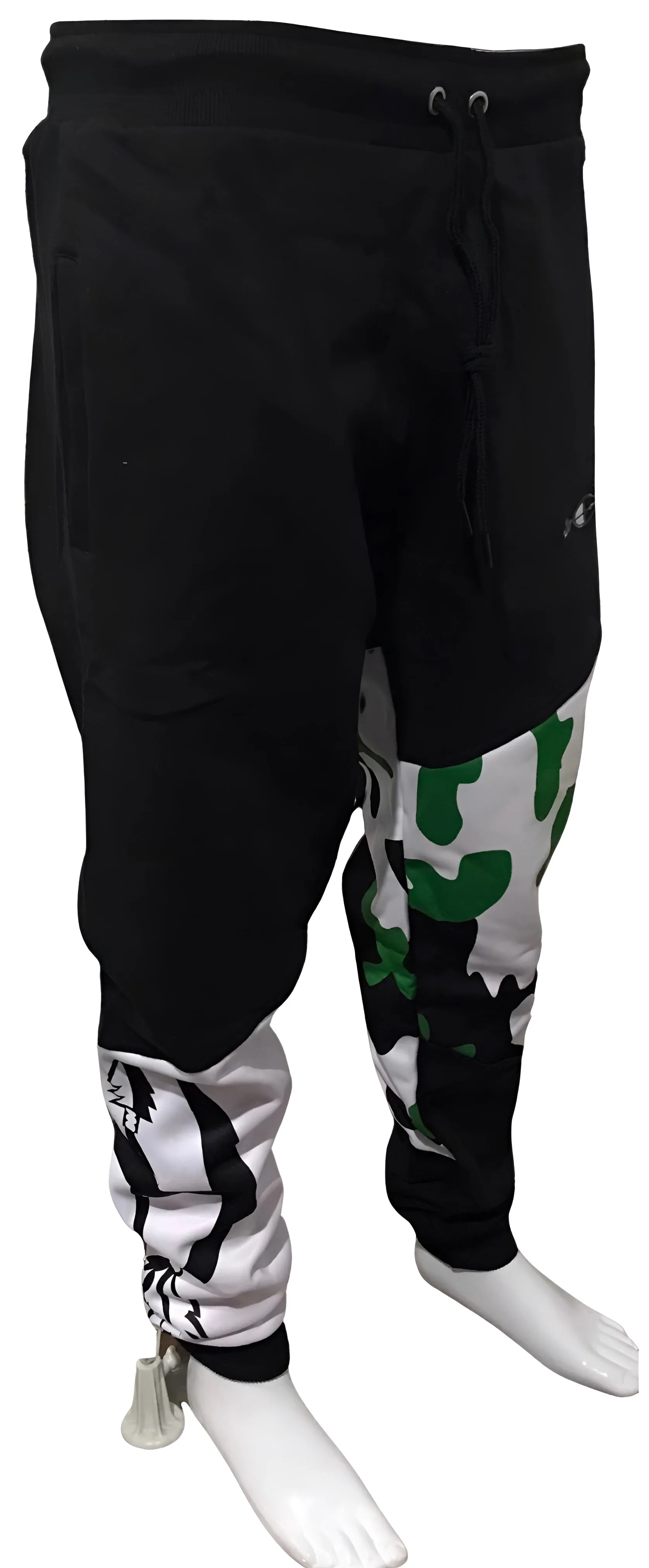 ^CHAMPION CHIEF^ LUXURY (GREEN CAMOUFLAGE) JOGGER SWEATPANTS (CUT & SEW)