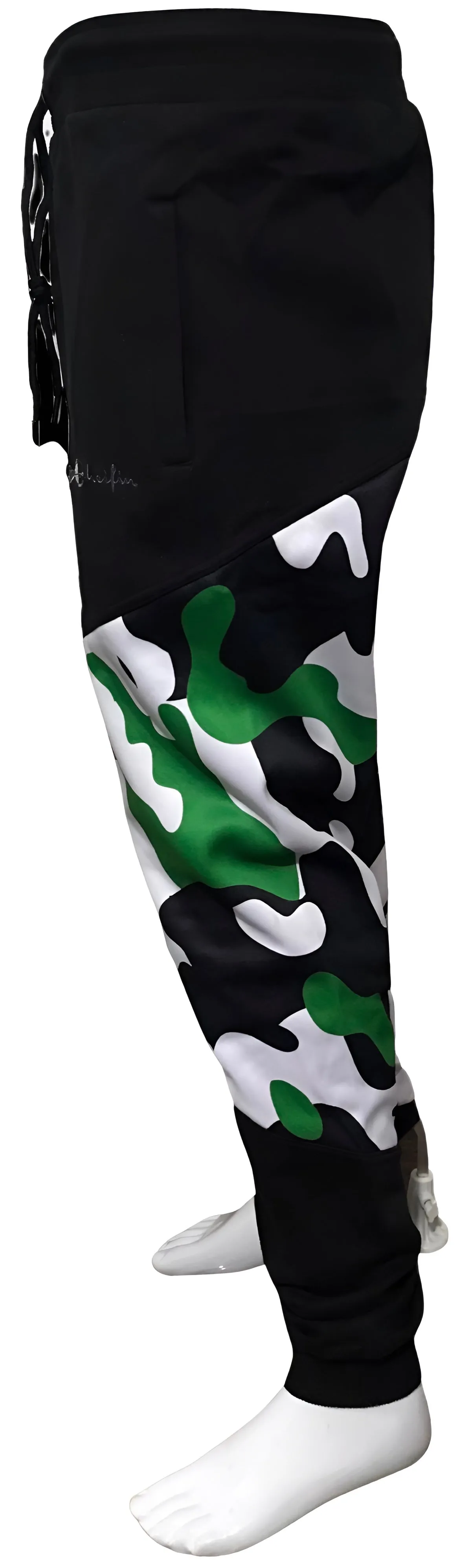 ^CHAMPION CHIEF^ LUXURY (GREEN CAMOUFLAGE) JOGGER SWEATPANTS (CUT & SEW)