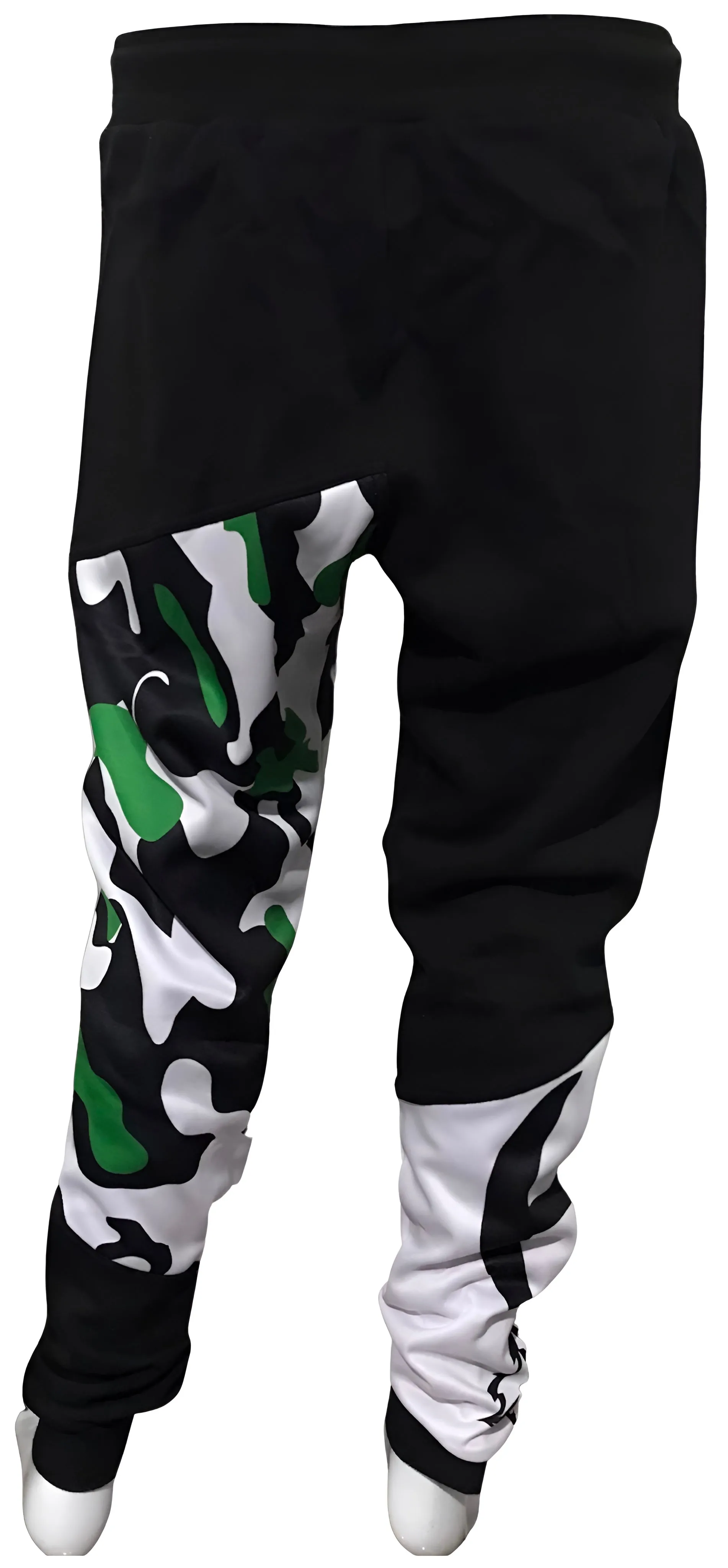 ^CHAMPION CHIEF^ LUXURY (GREEN CAMOUFLAGE) JOGGER SWEATPANTS (CUT & SEW)