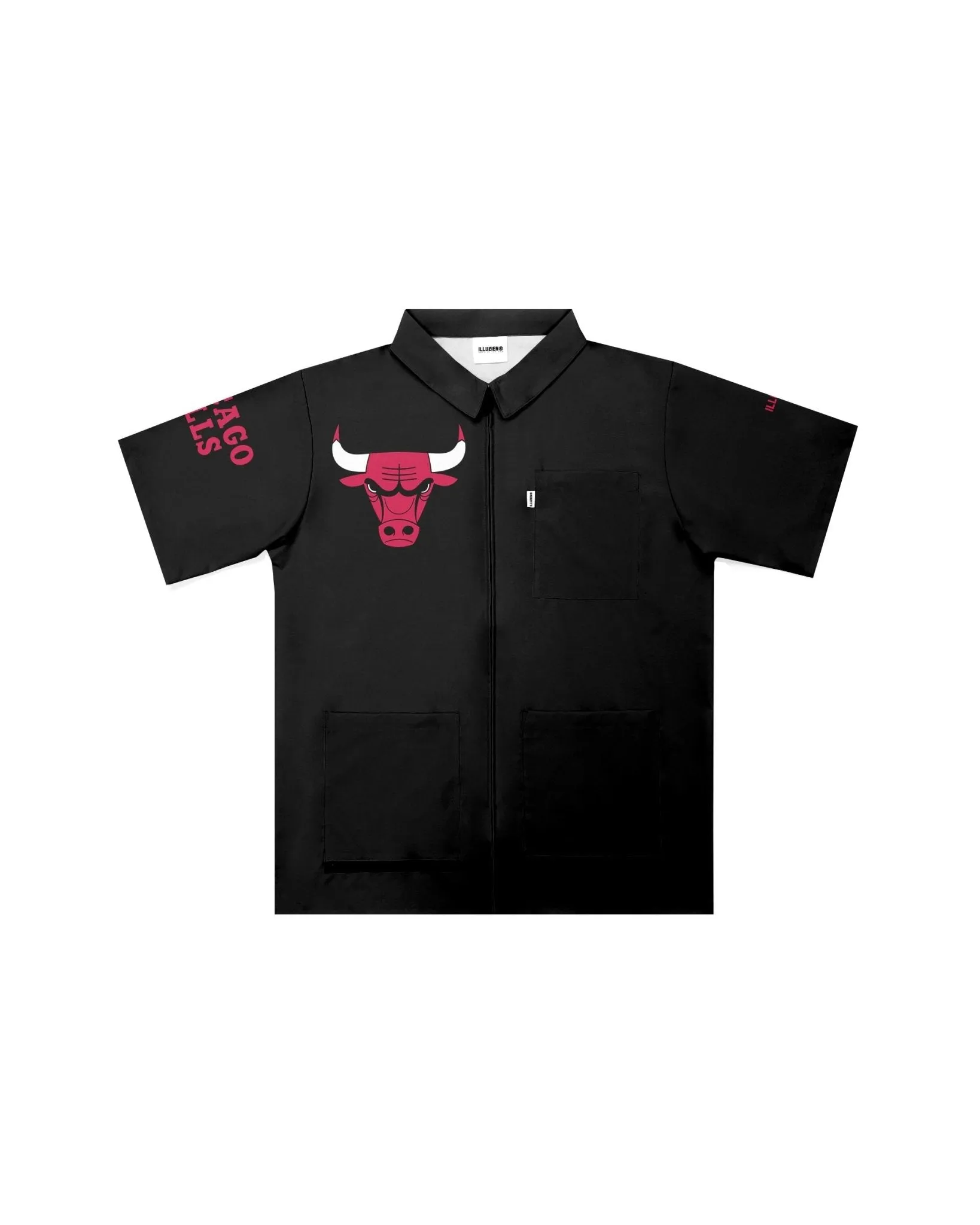 Chicago Bulls "Big Logo" Traditional Barber Jacket