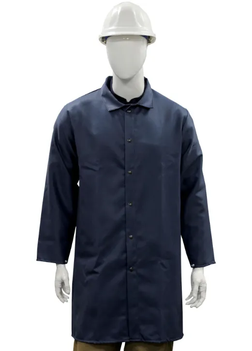 Chicago Protective Apparel 601-FR9B Navy Vinex 8.5 oz Jacket | No Sales Tax and Free Shipping