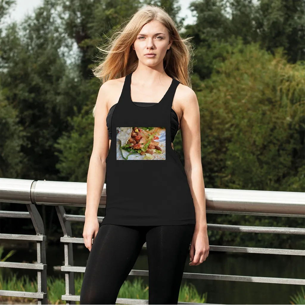 Chicken Burrito Women's Loose Racerback Tank Top