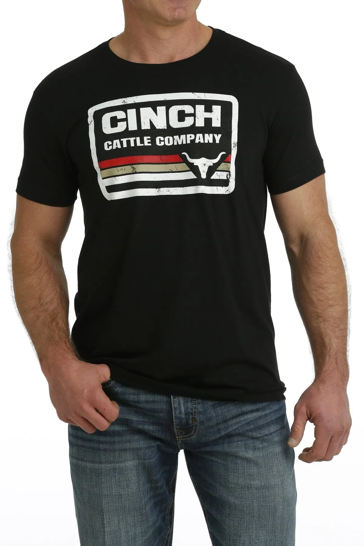 Cinch Longhorn Logo Men's T-Shirt