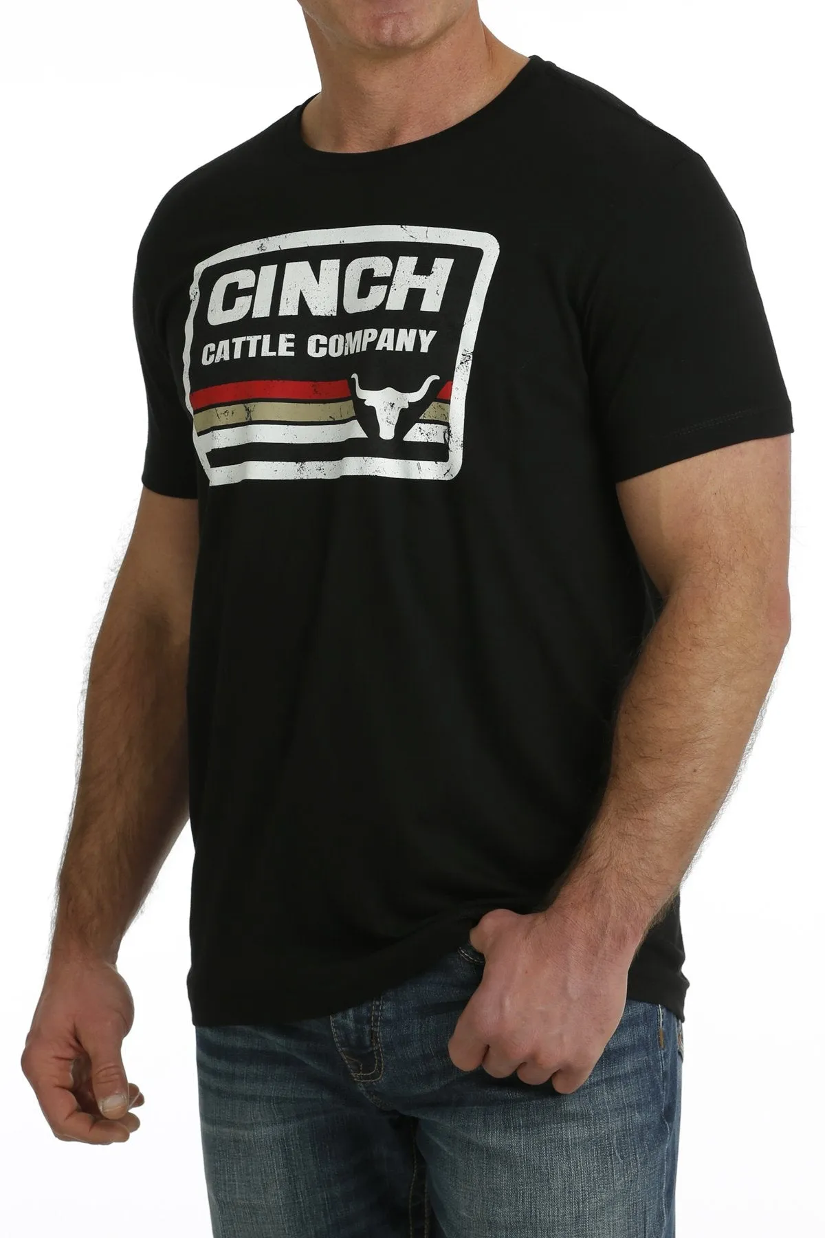 Cinch Longhorn Logo Men's T-Shirt