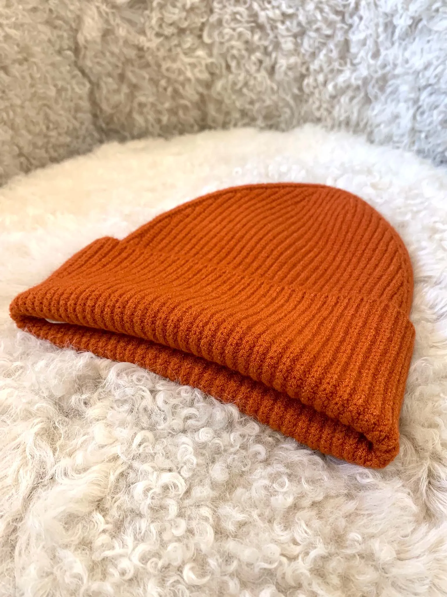 Coby and Cobie Hat and Scarf Set - Burnt Orange