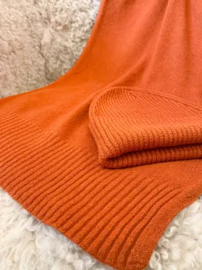 Coby and Cobie Hat and Scarf Set - Burnt Orange