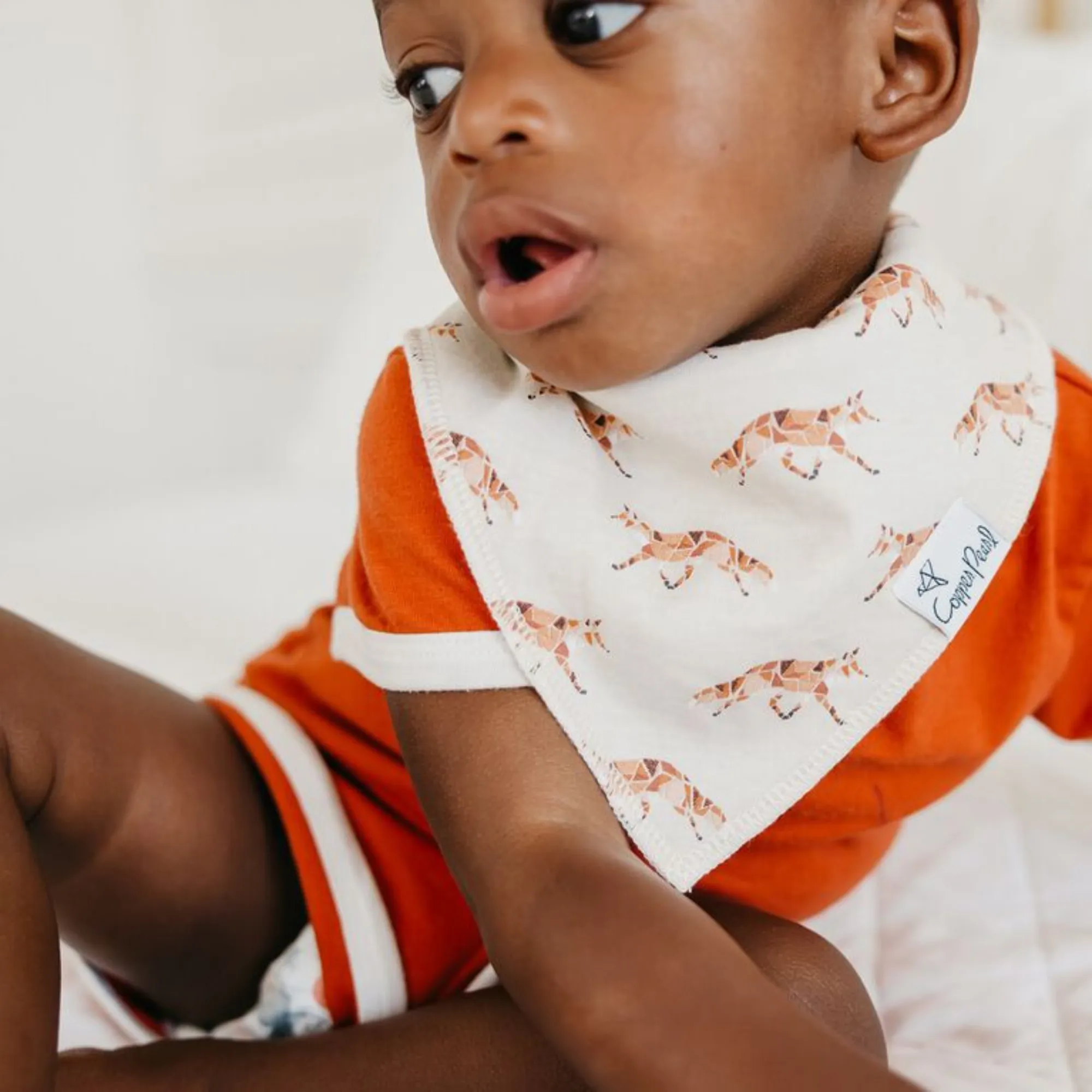 COPPER PEARL Bandana Bibs - Swift