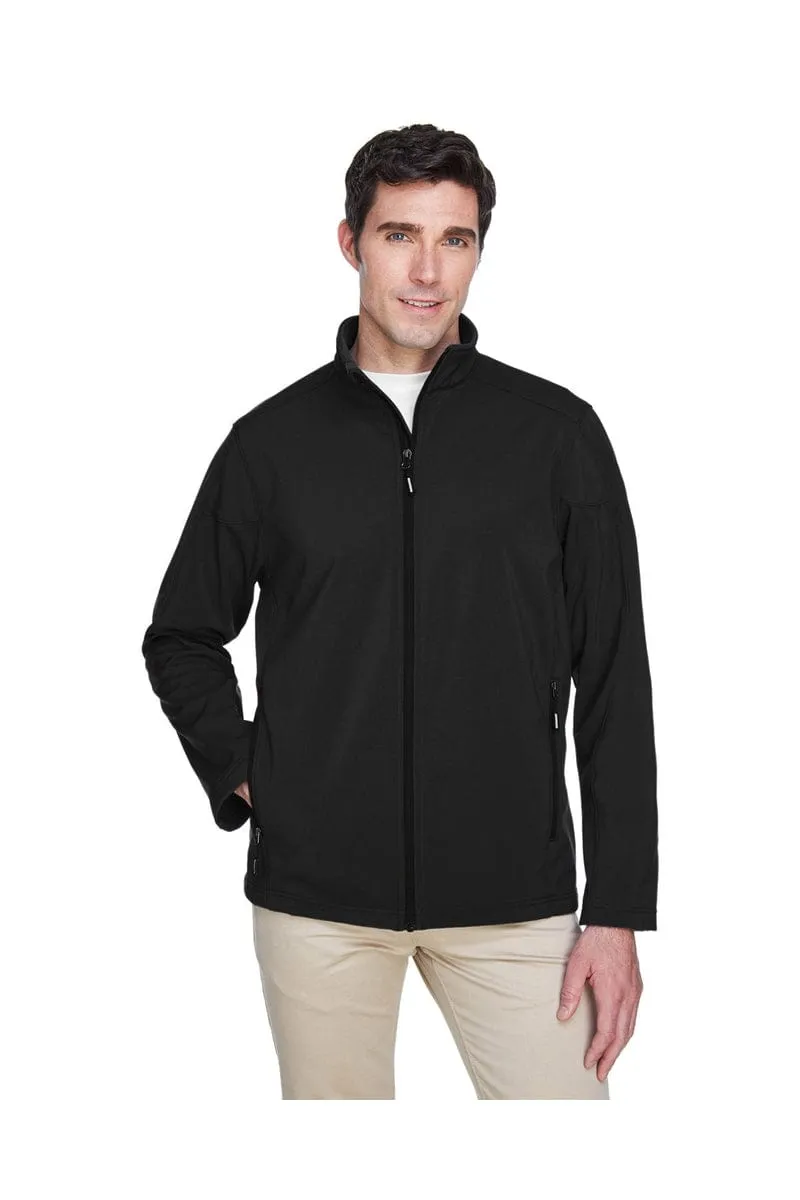 Core 365 88184T: Men's Tall Cruise Two-Layer Fleece Bonded Soft Shell Jacket