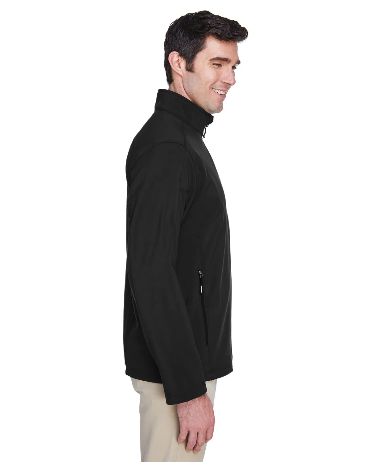 Core 365 88184T Men's Tall Cruise Two-Layer Fleece Bonded SoftShell Jacket