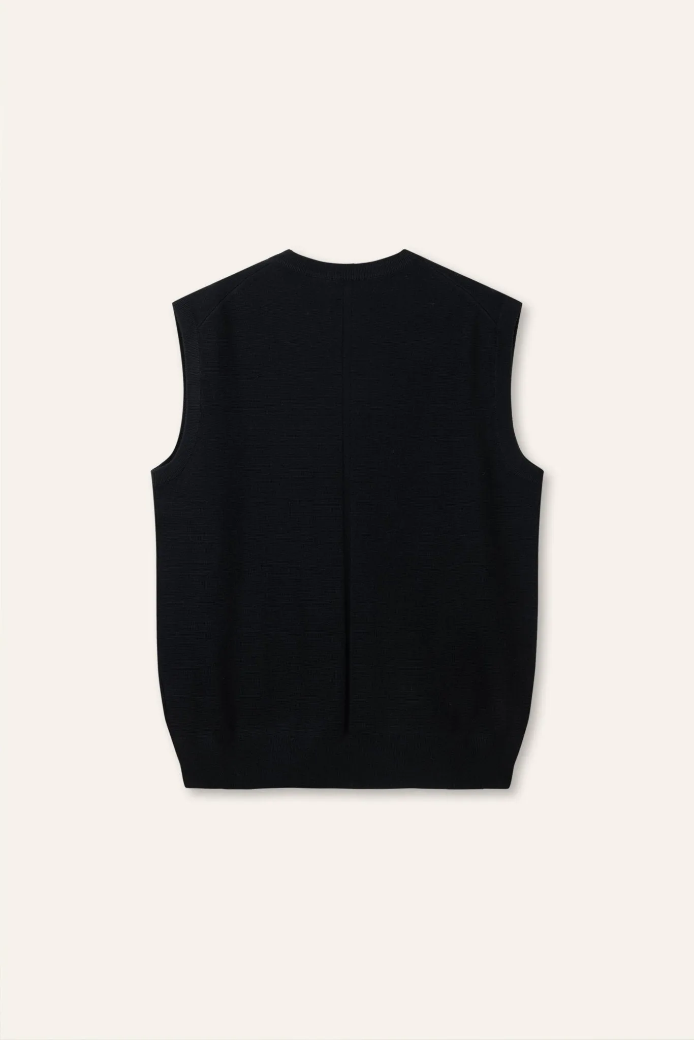 CREM v-neck tank top (Black)