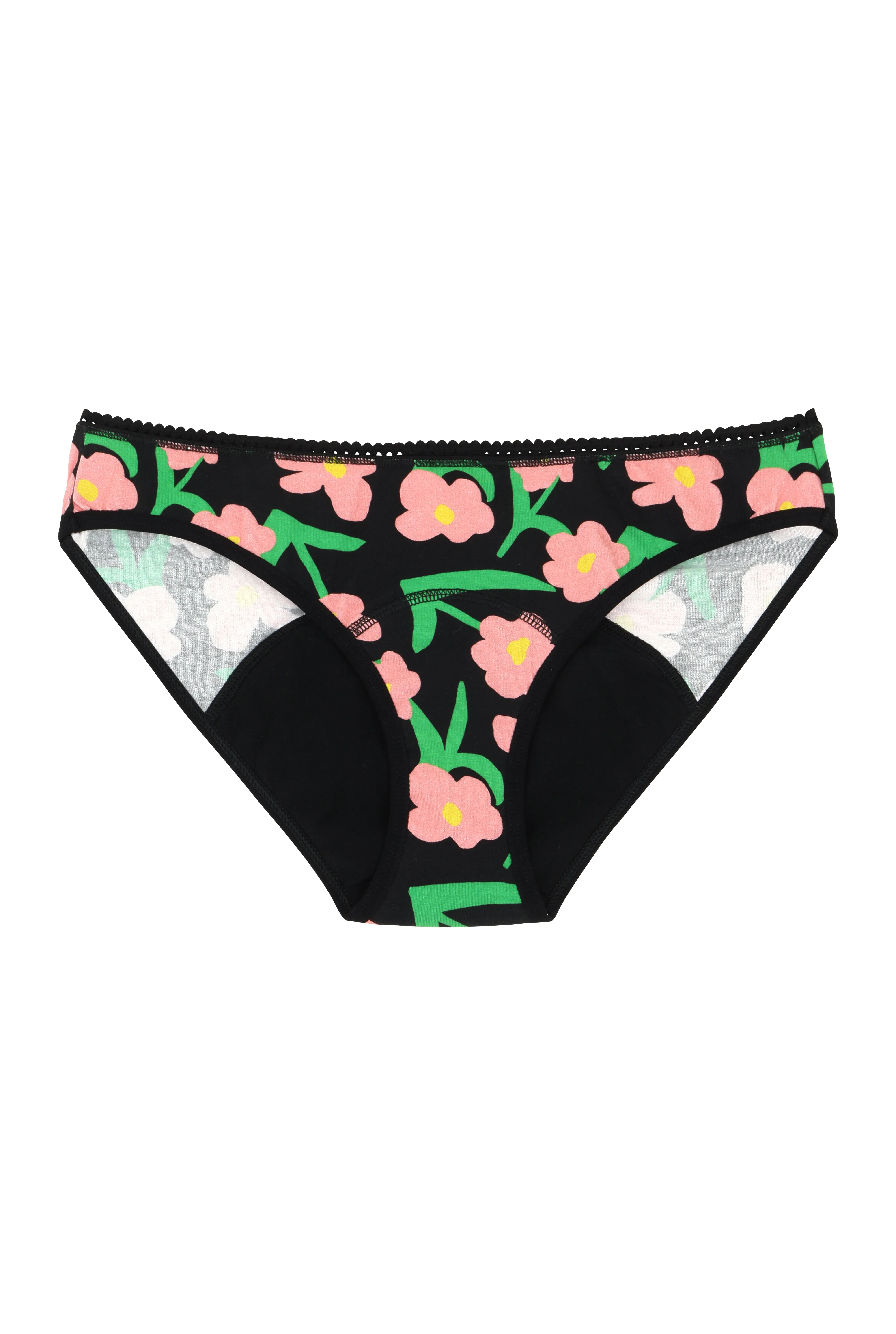 Culotte menstruelle - Flux Moyen | Lorea Noir