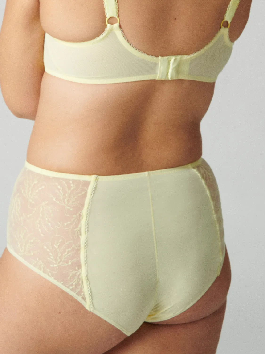 Culotte taille haute - Jaune Yuzu