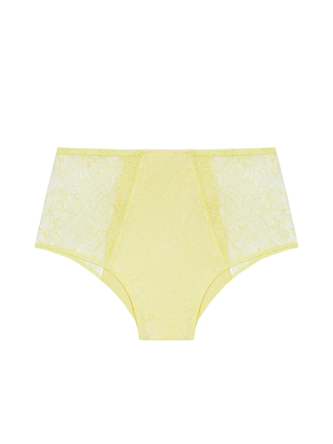 Culotte taille haute - Jaune Yuzu